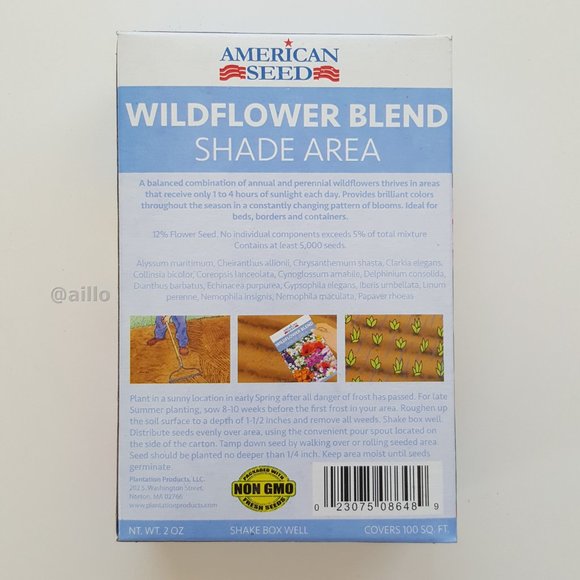 American Seed Wildflower Blend Shade Area, 2 oz. Box - Picture 6 of 10